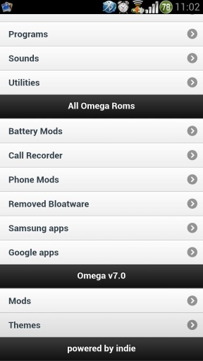 Omega Files Samsung Galaxy S3截图7