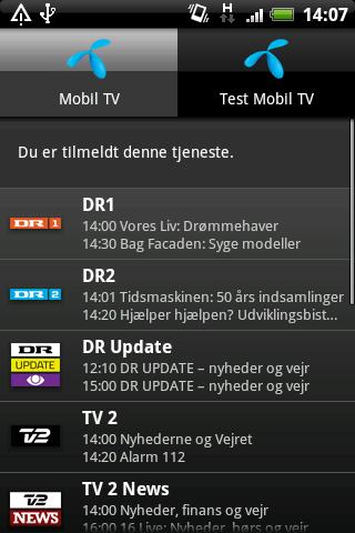 Mobil TV fra Telenor Danmark截图6