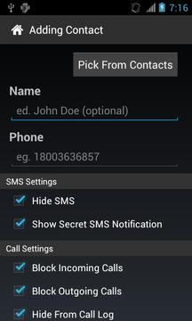 SMS and Call Blocker Plugin截图