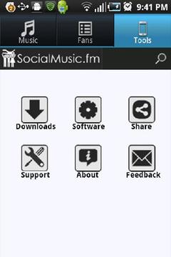 SocialMusic.fm BETA截图