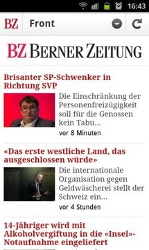 Berner Zeitung截图