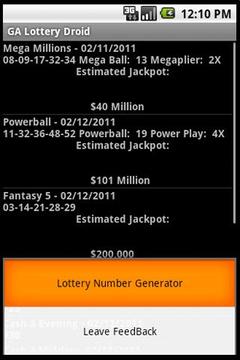 Pennsylvania Lottery Lite截图