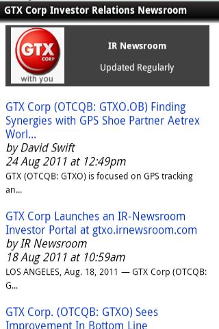 GTX IR-Newsroom截图1