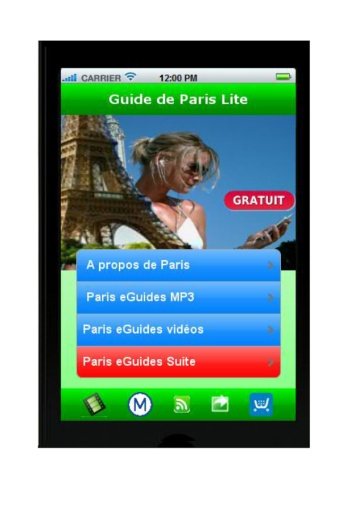 Guide Paris gratuit MP3 vid&eacute;os截图10