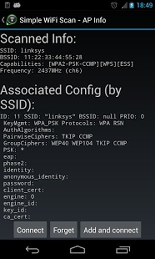Simple WiFi Scan截图2