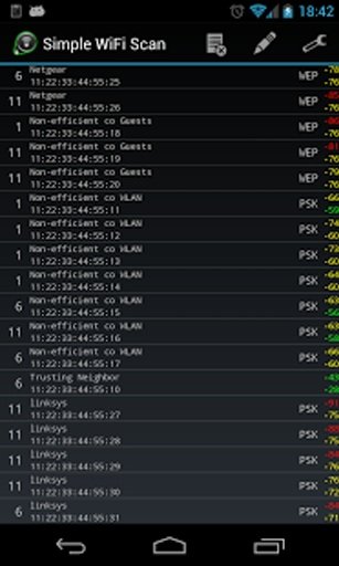 Simple WiFi Scan截图4