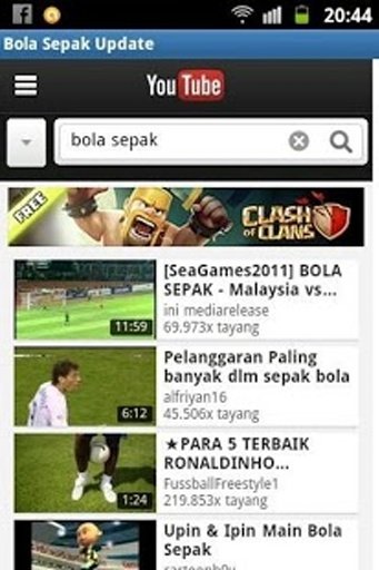 Bola Sepak Update截图4