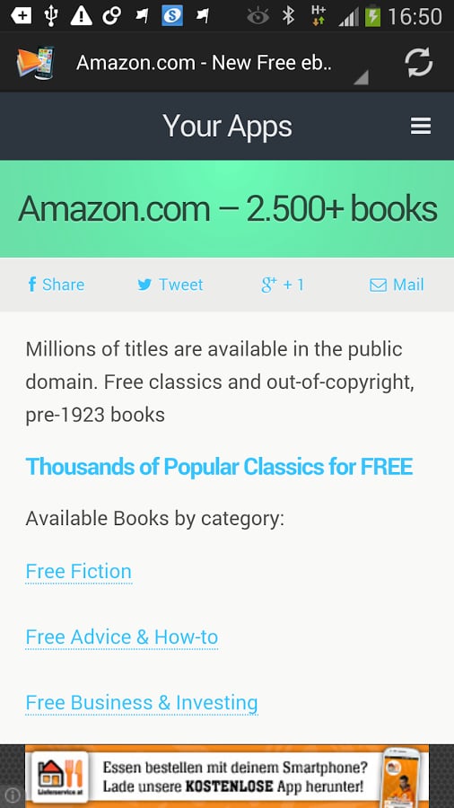 Download Free ebooks (Android)截图5