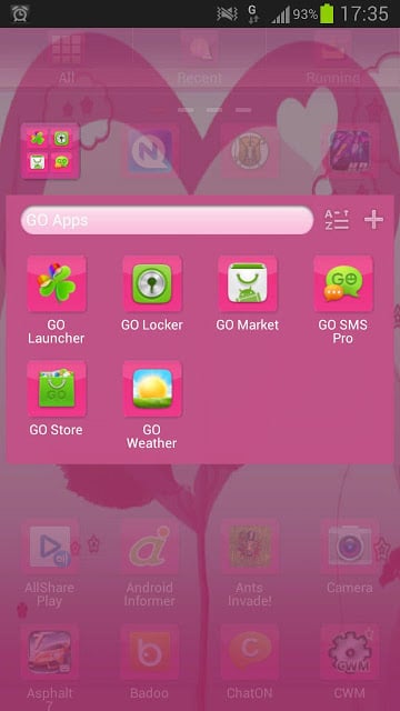 GO桌面EX主题情人节 GO Launcher EX截图3