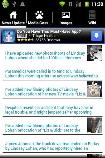 Lindsay Lohan Fan App.截图2