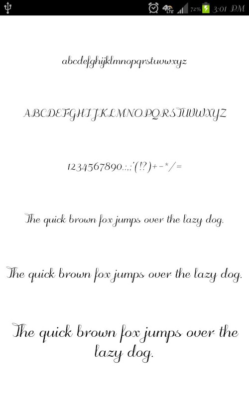 Pen Pack for FlipFont&reg; free截图7