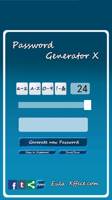 密码生成X截图1