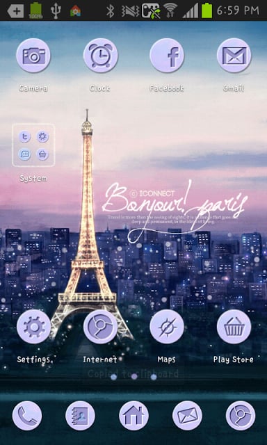 Paris go launcher theme截图3