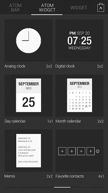 Atom All in One Widgets截图9