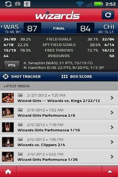 Washington Wizards Mobile截图