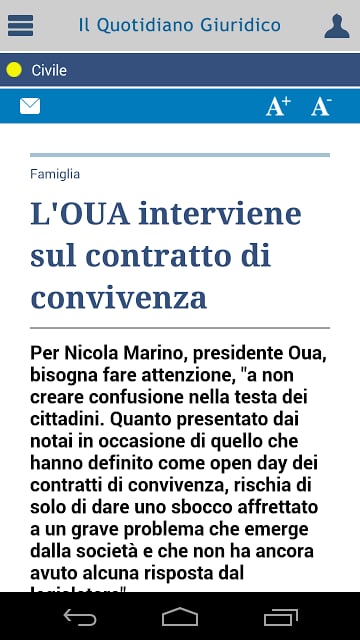 Notizie Quotidiano Giuridico截图6