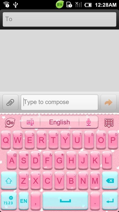 Pink Memories Keyboard Theme截图10