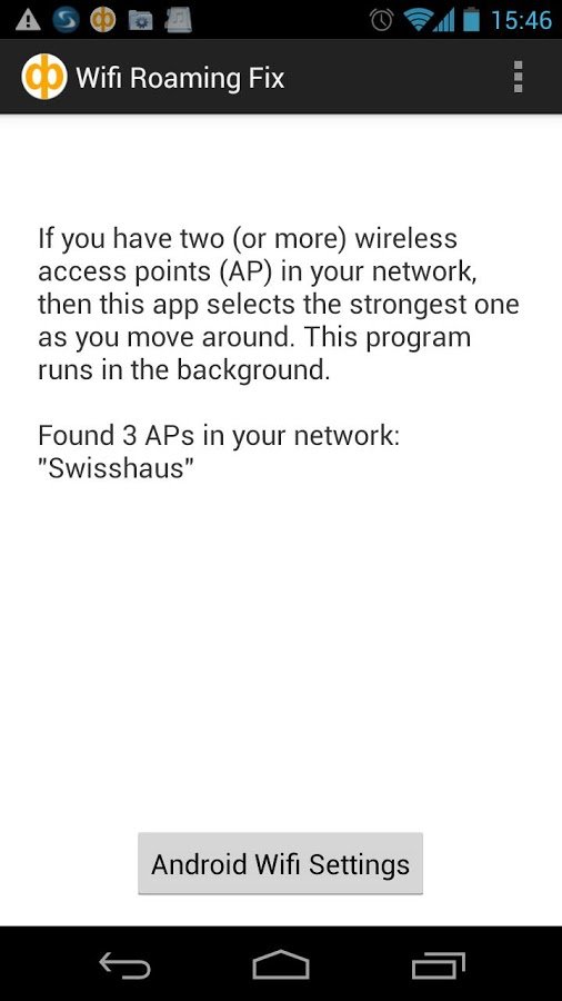 Wifi Roaming Fix截图1