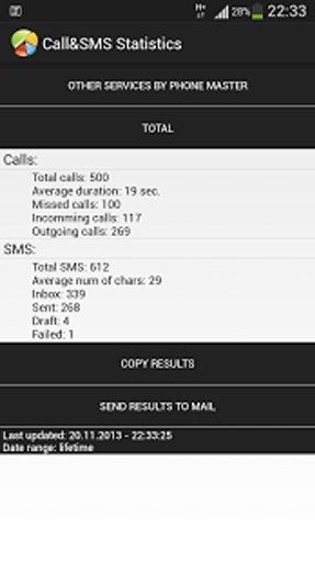 Call&amp;SMS Statistics截图4