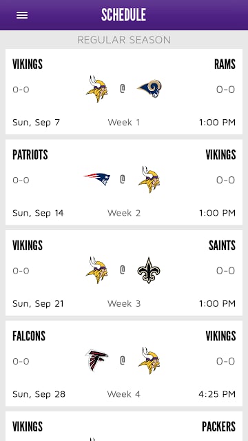 Minnesota Vikings Mobile截图4