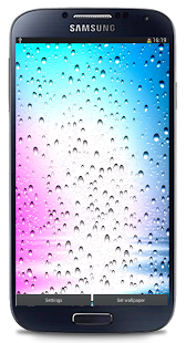 ios 7 rain watter rippele lwp截图4