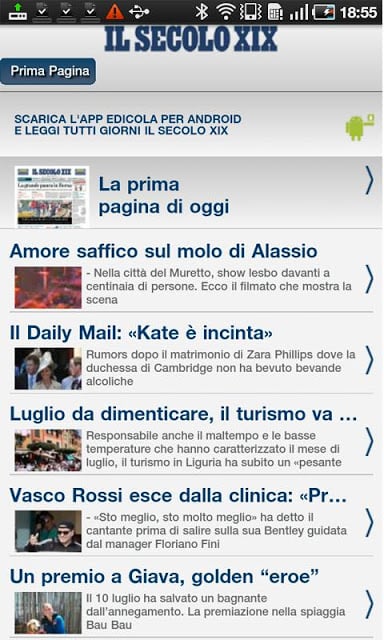 Il Secolo XIX RSS截图1