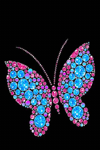 Butterfly Gems Live Wallpaper截图1