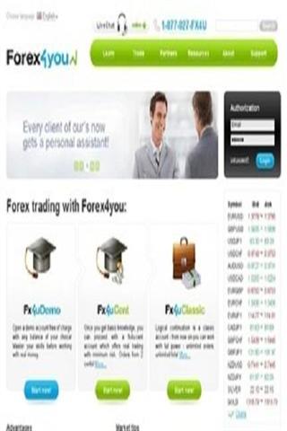 外汇交易应用 Forex4You Trading App截图2