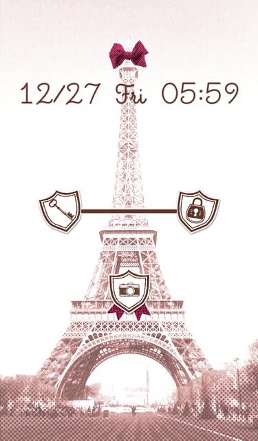 可爱的换肤壁纸★sweet paris截图6