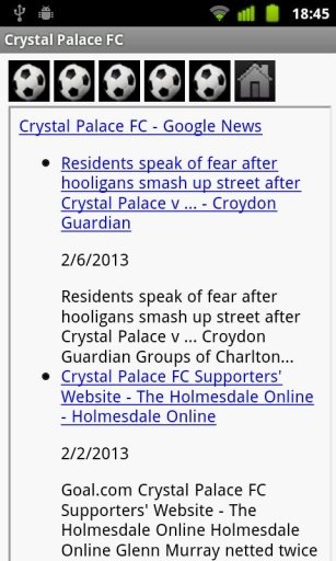 Crystal Palace FC News截图3