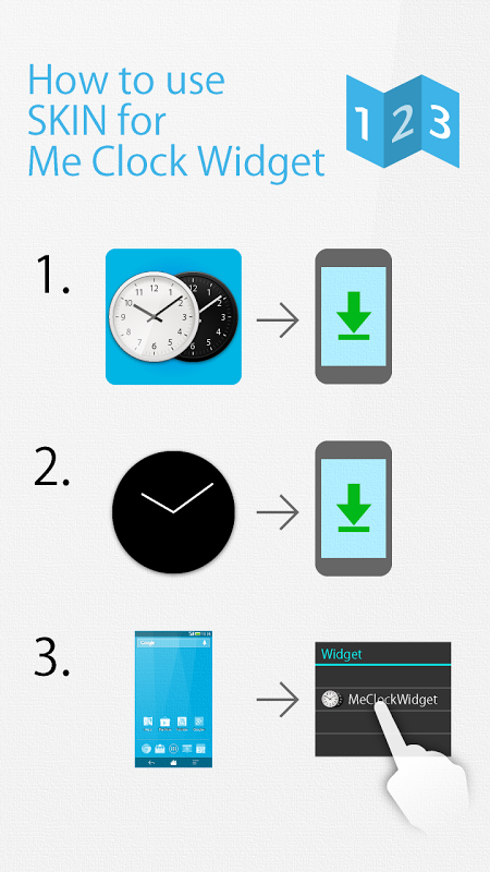 Boxy clock widget -Me Clock截图4