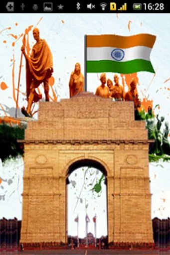 India Gate with Flag Animation截图4