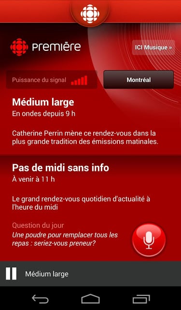 Radio de Radio-Canada截图1