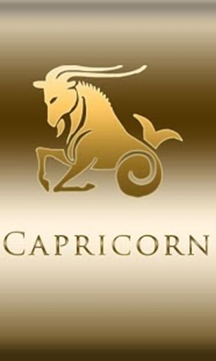 Capricorn Zodiac Gold WP截图2