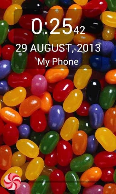 Candy Crunch lockscreen Free截图2