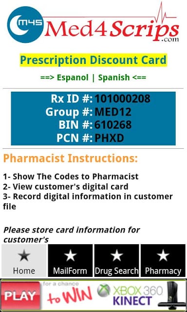 Phone Pharmacy Rx Discount截图2