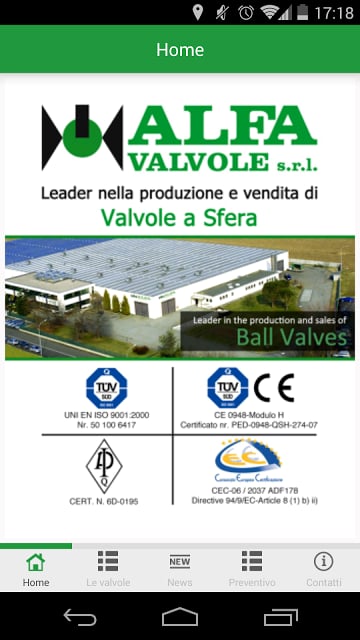 Alfa Valvole截图2