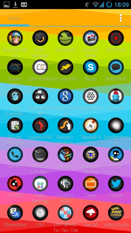 Blurred Circled Icons HD FREE截图1