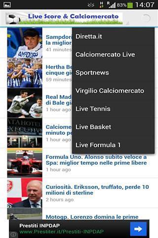 Diretta Gol & Calciomercato截图1