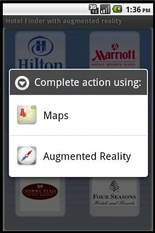 Hotel Finder with augmented reality截图2