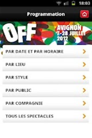 Festival d'Avignon OFF 2012截图1