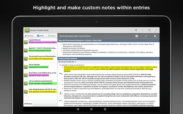 Nurse's Pocket Guide截图7