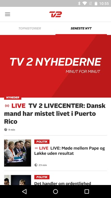 TV 2 Nyheder截图2