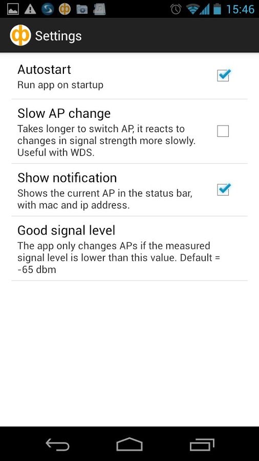 Wifi Roaming Fix截图2