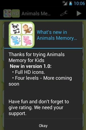 Animals Memory for Kids截图9