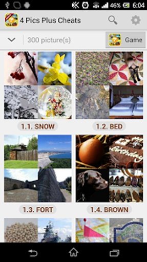 4 Pics 1Word Puzzle Plus Cheat截图7