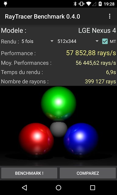 RayTracer Benchmark截图2