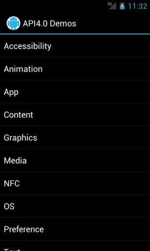 Android 4.0 API demos截图5