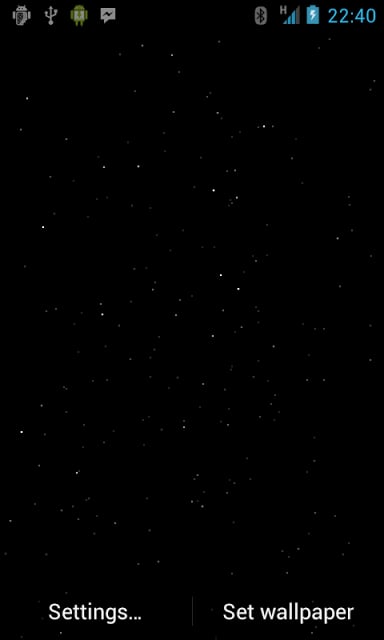 Smooth Starfield LiveWallpaper截图3