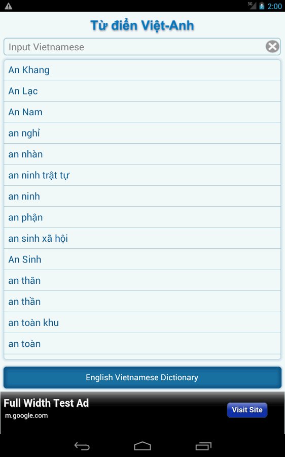 Vietnamese English Dictionary截图2